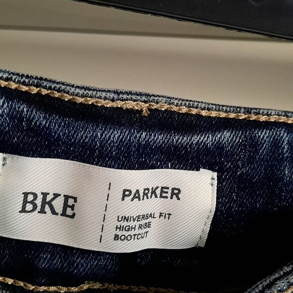 BKE Jeans Womens 28 High Rise Bootcut Parker Distressed Denim Cowgirl Western - Picture 5 of 13